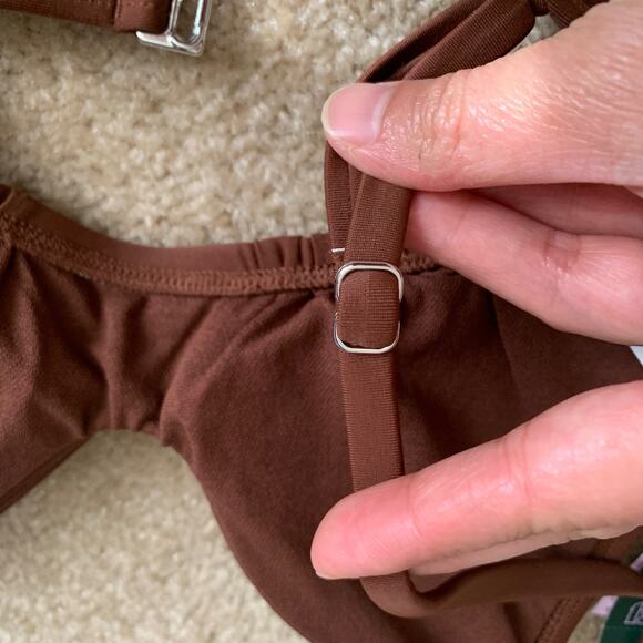 Wild Fable Women/Teens Triangle Bikini Top Size Small NWT s - Picture 4 of 5